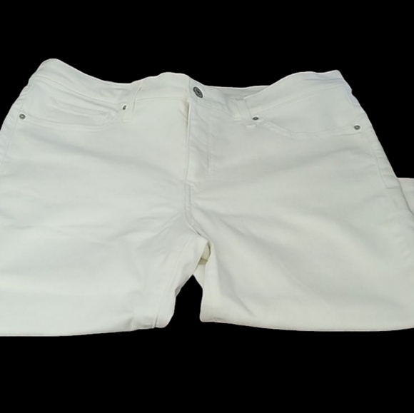 Levis 311 Women's White Capri Jeans - Picture 2 of 5